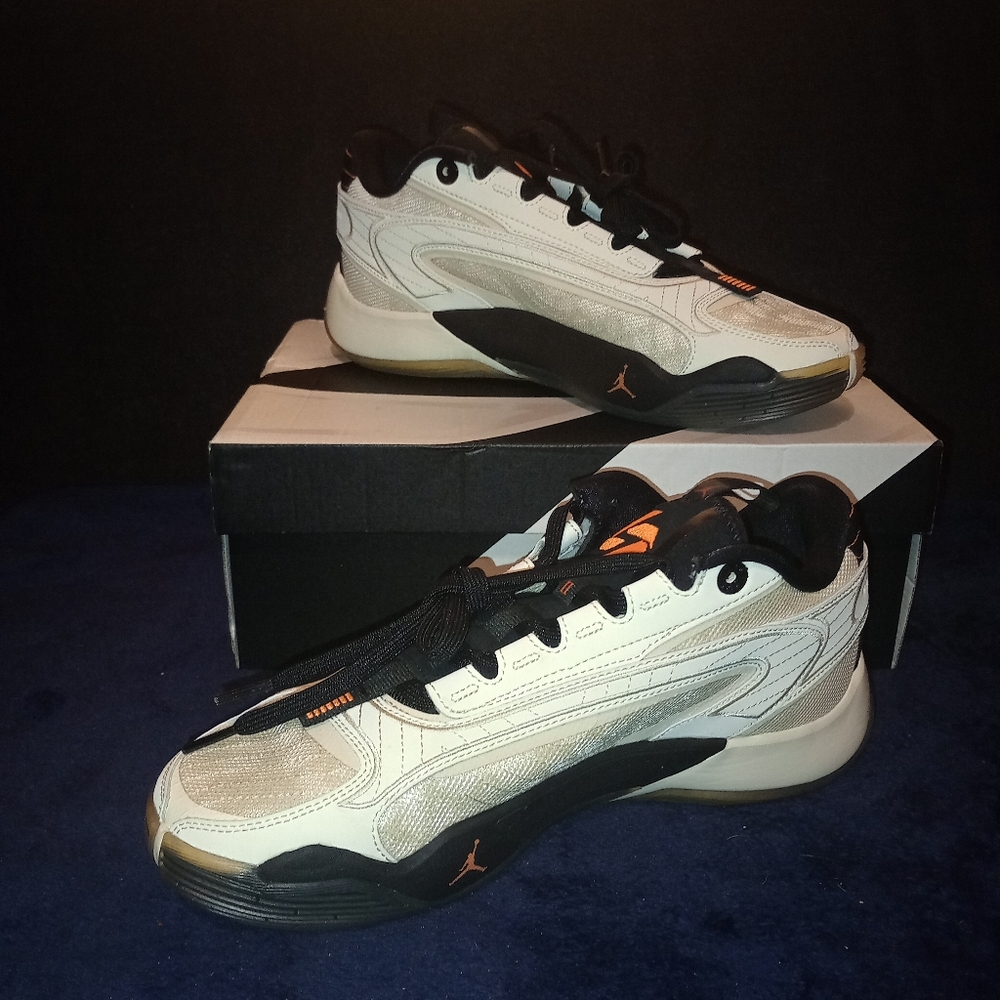 NWB Air Jordan Luka 2 Coconut milk Fossil Black Men size 8 Women's 9.5 - Picture 2 of 13